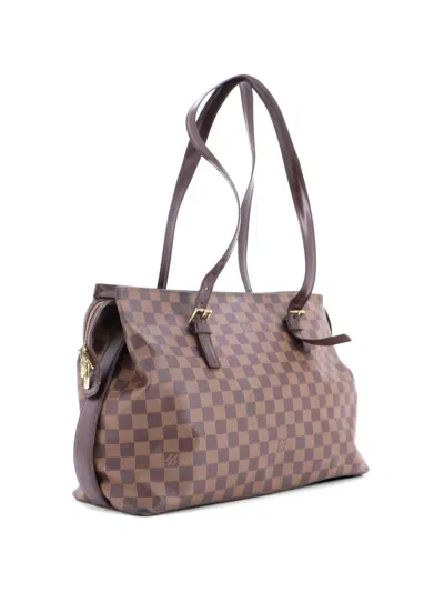 Pre-owned Louis Vuitton Chelsea Handbag Damier Tote Bag In Brown
