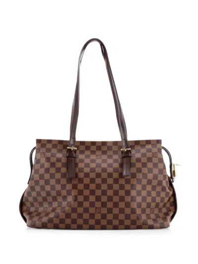 Pre-owned Louis Vuitton Chelsea Handbag Damier Tote Bag In Brown