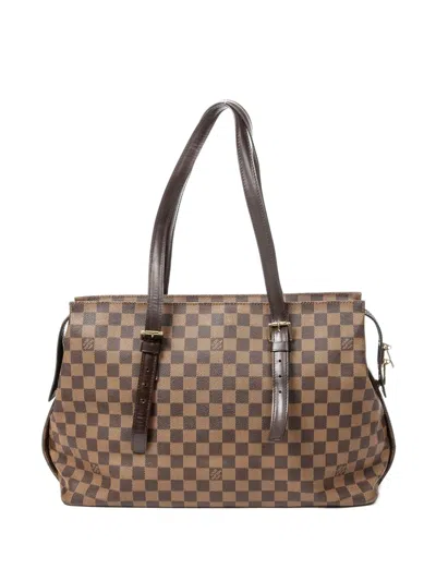 Pre-owned Louis Vuitton Chelsea Tote Bag In Brown