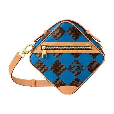 Louis Vuitton Chess Messenger In Blue