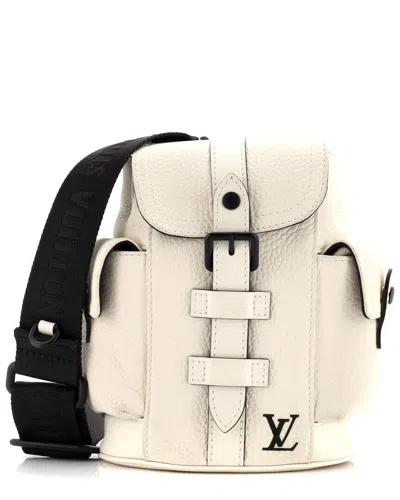 Pre-owned Louis Vuitton Christopher Backpack Taurillon Leather Xs (authentic Pre-loved)