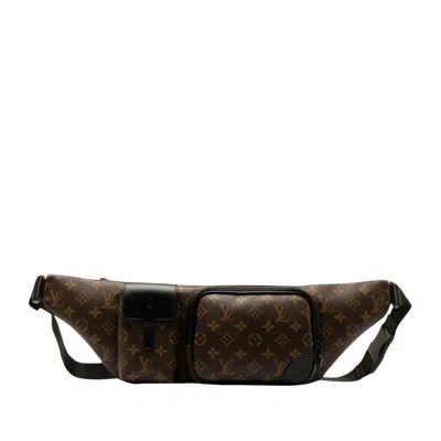 Pre-owned Louis Vuitton Christopher Brown Canvas Shoulder Bag ()