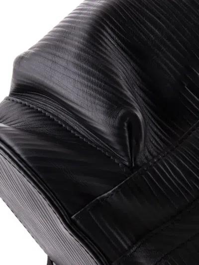 Pre-owned Louis Vuitton Christopher Epi Leather Pm Backpack In Black