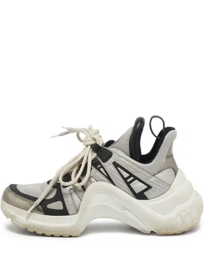 Pre-owned Louis Vuitton Chunky Sole Lace-up Sneakers