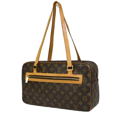 Pre-owned Louis Vuitton Cite Canvas Shoulder Bag () In Brown