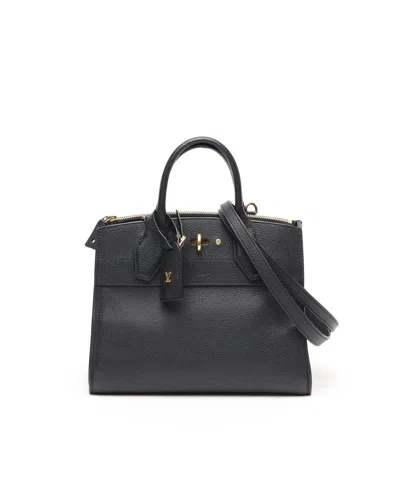 Pre-owned Louis Vuitton City Steamer Pm Bag In Black