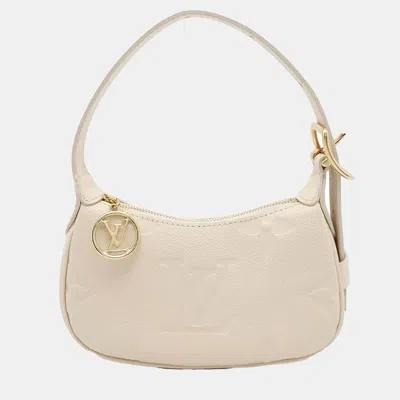 Pre-owned Louis Vuitton Claim Monogram Empreinte Leather Moon Mini