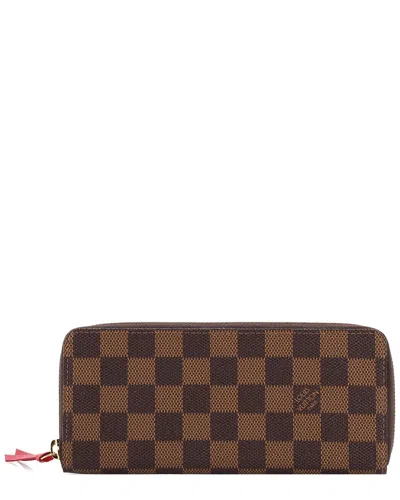 Pre-owned Louis Vuitton Clemence Wallet Damier (authentic Pre-loved)