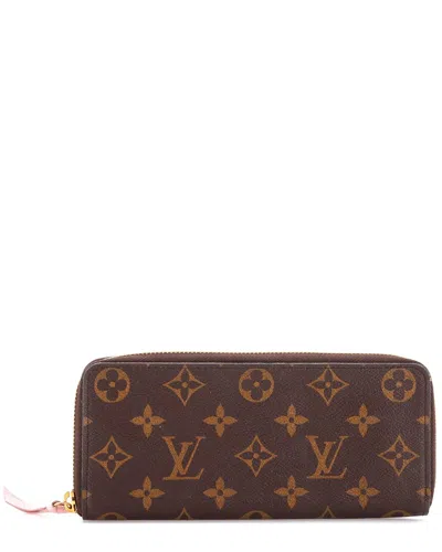 Pre-owned Louis Vuitton Clemence Wallet Monogram Canvas (authentic Pre-loved)