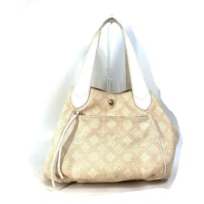 Pre-owned Louis Vuitton Cloth Tote Bag () In Beige