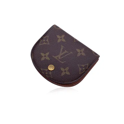 Pre-owned Louis Vuitton Cloth Wallet In Brown