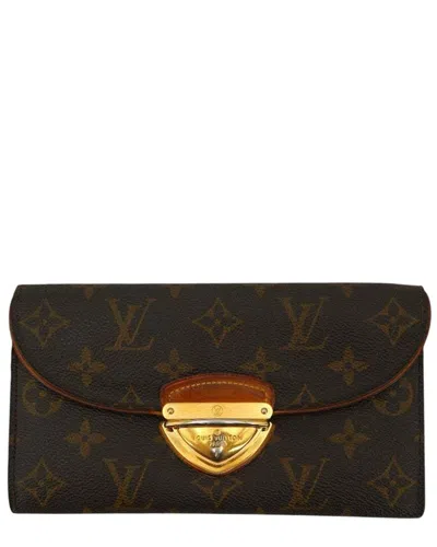 Pre-owned Louis Vuitton Cloth Wallet Eugenie (authentic Pre-loved) In Purple
