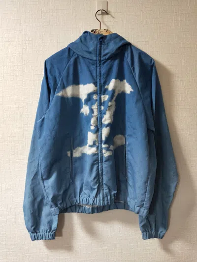 Pre-owned Louis Vuitton Clouds Monogram Jacket In Baby Blue