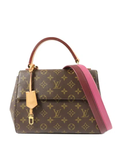 Pre-owned Louis Vuitton Cluny Bb Tote Bag In Brown