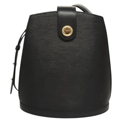 Pre-owned Louis Vuitton Cluny Black Leather Shoulder Bag ()