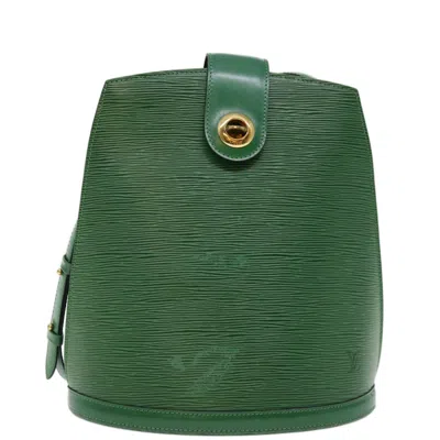 Pre-owned Louis Vuitton Cluny Leather Shoulder Bag () In Green