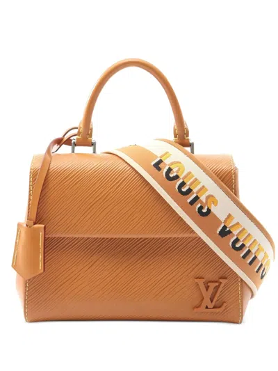 Pre-owned Louis Vuitton Cluny Mini Two-way Handbag In Brown
