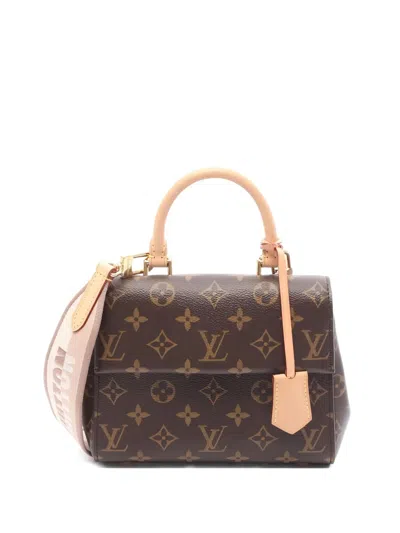 Pre-owned Louis Vuitton Cluny Mini Two-way Handbag In Brown