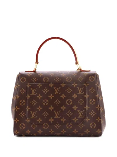 Pre-owned Louis Vuitton Cluny Top Handle Bag Monogram Canvas Mm Shoulder Bag In Brown