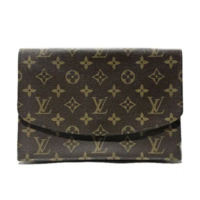 Pre-owned Louis Vuitton Clutch Bag Pochette () In Brown