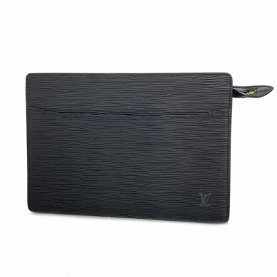 Pre-owned Louis Vuitton Clutch Bag () In Black