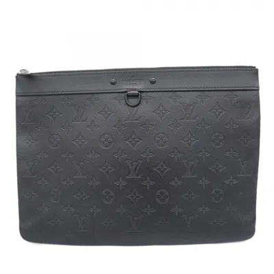 Pre-owned Louis Vuitton Clutch Bag () In Black