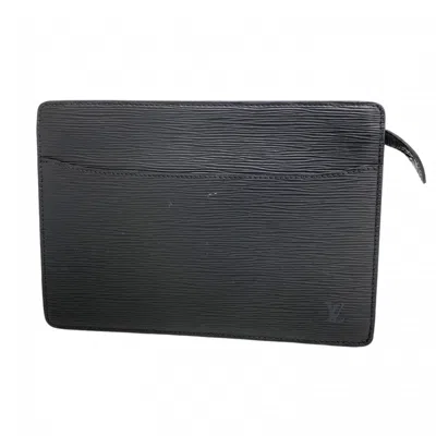 Pre-owned Louis Vuitton Clutch Bag () In Black