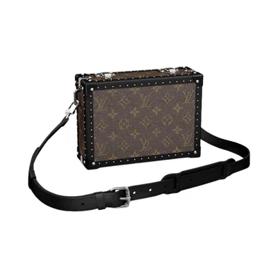 Pre-owned Louis Vuitton Clutch Box 'brown Monogram Canvas' | Men's Size Onesize