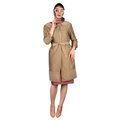 Pre-owned Louis Vuitton Coat 'baby Doll' By Marc Jacobs Summer 2007 In Brown