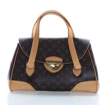Pre-owned Louis Vuitton Coated Canvas Beverly In Brown