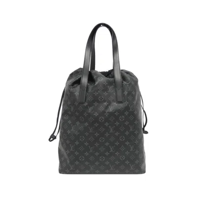 Pre-owned Louis Vuitton Coated Canvas Handbag Tote Bag () In Black