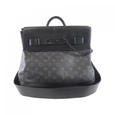 Pre-owned Louis Vuitton Coated Canvas Handbag Tote Bag () In Black
