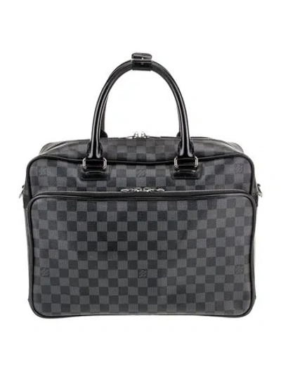 Pre-owned Louis Vuitton Coated Canvas Icare In Black