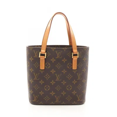 Pre-owned Louis Vuitton Coated Canvas Leather Handbag () In Brown
