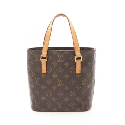 Pre-owned Louis Vuitton Coated Canvas Leather Handbag () In Brown
