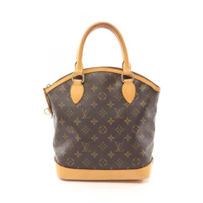 Pre-owned Louis Vuitton Coated Canvas Leather Handbag () In Brown