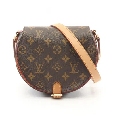 Pre-owned Louis Vuitton Coated Canvas Leather Shoulder Bag () In Brown
