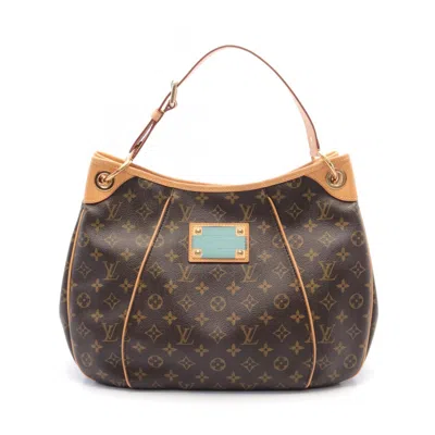 Pre-owned Louis Vuitton Coated Canvas Leather Shoulder Bag () In Brown