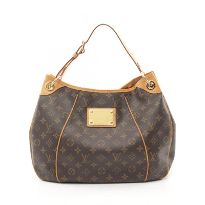 Pre-owned Louis Vuitton Coated Canvas Leather Shoulder Bag () In Brown
