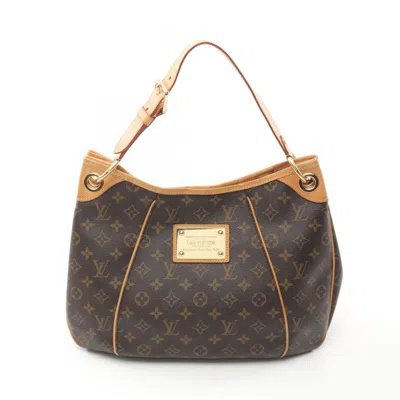 Pre-owned Louis Vuitton Coated Canvas Leather Shoulder Bag () In Brown
