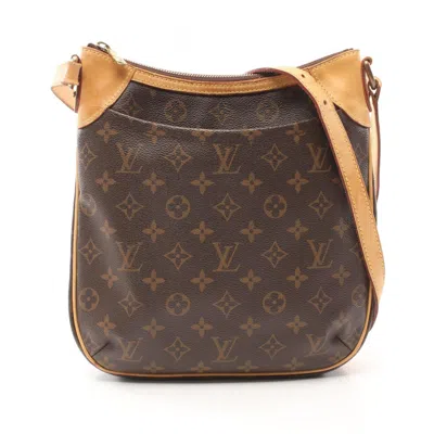 Pre-owned Louis Vuitton Coated Canvas Leather Shoulder Bag () In Brown