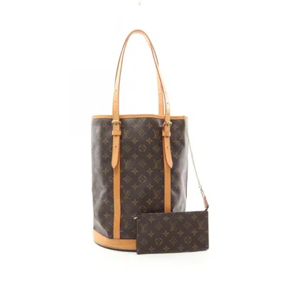 Pre-owned Louis Vuitton Coated Canvas Leather Shoulder Bag () In Brown