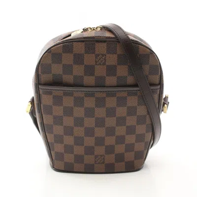 Pre-owned Louis Vuitton Coated Canvas Leather Shoulder Bag () In Brown
