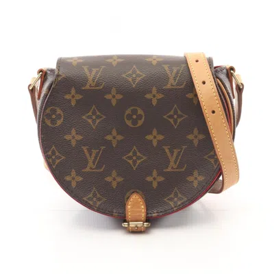 Pre-owned Louis Vuitton Coated Canvas Leather Shoulder Bag () In Brown