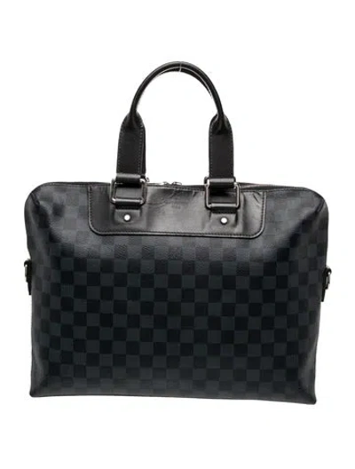 Pre-owned Louis Vuitton Coated Canvas Porte-documents In Multi