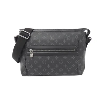 Pre-owned Louis Vuitton Coated Canvas Shoulder Bag () In Black