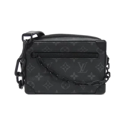 Pre-owned Louis Vuitton Coated Canvas Shoulder Bag () In Black
