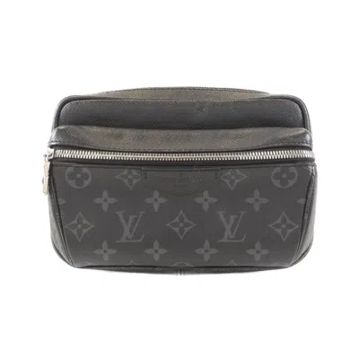 Pre-owned Louis Vuitton Coated Canvas Shoulder Bag () In Black