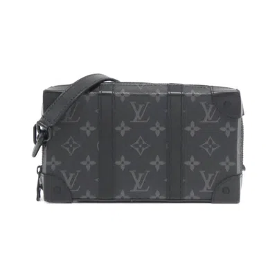 Pre-owned Louis Vuitton Coated Canvas Shoulder Bag () In Black