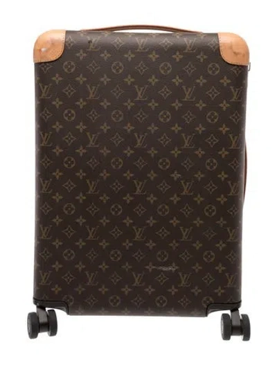 Pre-owned Louis Vuitton Coated Canvas Suit Case In Brown